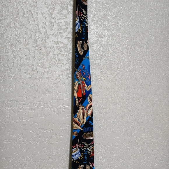 Nicole Miller Men's Florida 1994 Tie 100% Silk Hand Sewn Scuba Shells - Picture 4 of 8